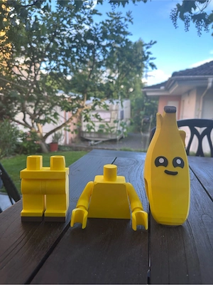 Fortnite Peely Brickman Figur Bild 4