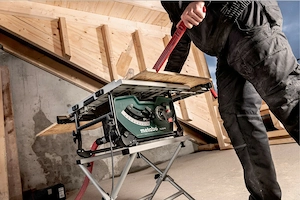 Metabo Tischkreissaege TS 254 M Set mit Untergestell 1500 W Saegeblatt 254x30 mm Saege klappbar Tisc Bild 4