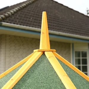 Artikel: Hexagonal bird cage XXL bird house bird aviary aviary house wood Hochwertiger Artikel aus u Bild 6