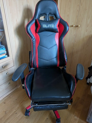 Gaming Stuhl mit Fußstütze  Bild 4