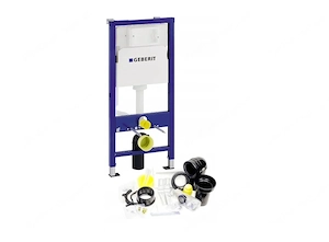 Geberit Vorwandelement Setangebot Wand WC Sitz komplett mit Platte 7 in1 XXXL Bild 8