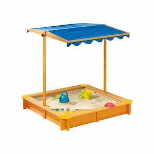 PLAYTIVE Sandkasten mit Dach und Eisdiele Bild 4