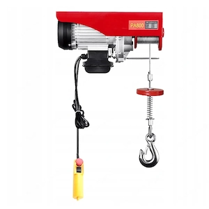Elektrische Seilwinde mit Fernbedienung 220 V 1450 W max. Hubkraft 800 kg max. Hubhoehe 12 m