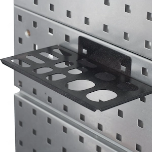 BESTSELLER Werkzeugwand Metall Set Werkzeughaltern mit Lochwand Lagersystem Warkzeuglochwand Wandreg Bild 7
