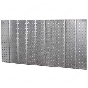 BESTSELLER Werkzeugwand Metall Set Werkzeughaltern mit Lochwand Lagersystem Warkzeuglochwand Wandreg Bild 5