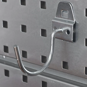 BESTSELLER Werkzeugwand Metall Set Werkzeughaltern mit Lochwand Lagersystem Warkzeuglochwand Wandreg Bild 6
