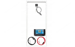XXXL Solar Starter Set 180W Panel mit Konverter und Bedestigungsmaterial Bild 5