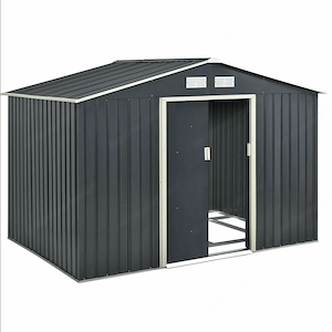 Gartenhaus Geraeteschuppen Geraetehaus Schuppen aus Metall mit Satteldach XXXL