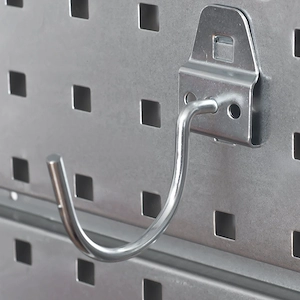 BESTSELLER Werkzeugwand Metall Set Werkzeughaltern mit Lochwand Lagersystem Warkzeuglochwand Wandreg Bild 7