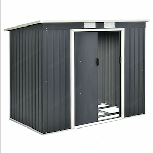 Gartenhaus Geraeteschuppen Geraetehaus Schuppen aus Metall mit Pultdach XL