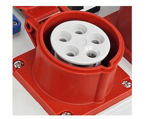 Artikel: #SALE# Electrical wall distributor 3x SCHUKO 1x CEE 16A 1x CEE 32A construction power box H Bild 4