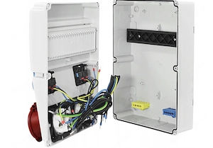 Artikel: #SALE# Electrical wall distributor 3x SCHUKO 1x CEE 16A 1x CEE 32A construction power box H Bild 2