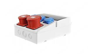 Artikel: #SALE# Electrical wall distributor 3x SCHUKO 1x CEE 16A 1x CEE 32A construction power box H Bild 3