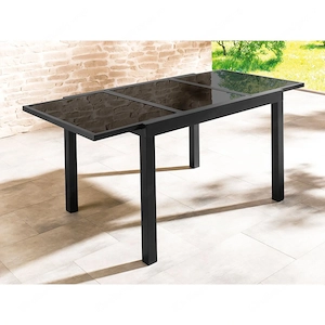 Artikel: Gartentisch Aluminium Schwarz ausziehbar Hochwertiger Artikel aus unserem Online-Shop Bild 5