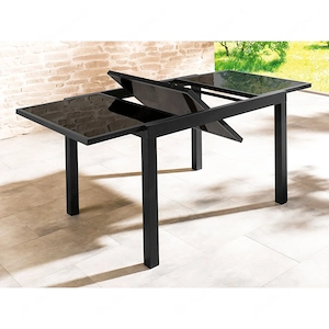 Artikel: Gartentisch Aluminium Schwarz ausziehbar Hochwertiger Artikel aus unserem Online-Shop Bild 4