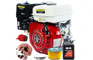 Artikel: Petrol engine COMBUSTION ENGINE GX160 7HP SHAFT 19MM OHV + OIL starter set Hochwertiger Art