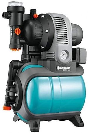 Gardena Classic Hauswasserwerk 3000 4 eco Hauswasserpumpe mit Thermoschutzschalter Rueckschlagventil