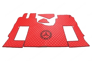 Artikel: handmade mercedes actros mp4 mp5 quilted mats doormat - suspension passenger seat + embroid Bild 5