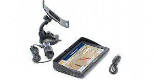 Navigationssystem Navi fuer LKW Bus PKW Camper iGO mit Halter und Ladegeraet