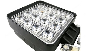 Artikel: 2x work light agricultural machinery truck LED lamp 16 x 3 W strong 48 W Hochwertiger Artik Bild 4