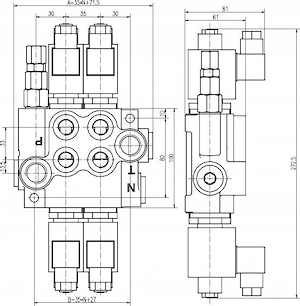 Artikel: ELEKTRISCHER HYDRAULIK VERTEILER 2 SEK 40l 12V Hochwertiger Artikel aus unserem Online-Shop Bild 5