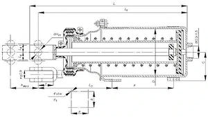 Artikel: Brake cylinder AIR BRAKE CYLINDER   125 pneumatic Hochwertiger Artikel aus unserem Online-S Bild 4
