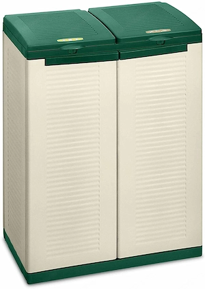 Muellbehaelter fuer Gelber Sack Terry 9714402 Ecocab Contenitori Verde 68x39x88 7 cm Bild 3