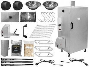 Artikel: Electric smoker cabinet smoker smoker professional 150l edition XXXL set Hochwertiger Artik
