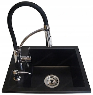 Artikel: Granite sink + mixer tap + dispenser + siphon XXL set Hochwertiger Artikel aus unserem Onli Bild 4
