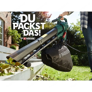 PARKSIDE Elektro Laubsauger und blaeser PLS 2600 B2 2600 W mit 34 l Fangsack Bild 4