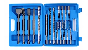 Artikel: #SALE# SDS+ drill & chisel set in case Hochwertiger Artikel aus unserem Online-Shop Bild 2