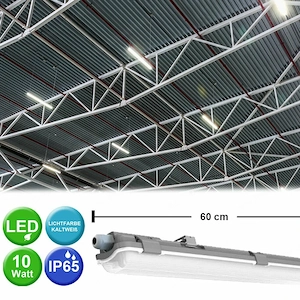 Artikel: Set of 3 LED industrial lamps, workshop lamps, wet room lamps Hochwertiger Artikel aus unse Bild 4