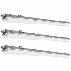 Artikel: Set of 3 LED industrial lamps, workshop lamps, wet room lamps Hochwertiger Artikel aus unse