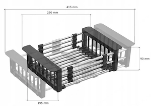 Artikel: Granite sink + mixer tap + siphon black XXL set selection of holes Hochwertiger Artikel aus Bild 7