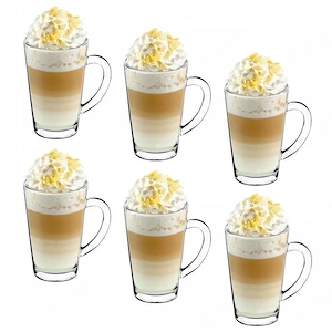 Artikel: 6 coffee glasses 370ml latte macchiato glasses set + 6 spoons Hochwertiger Artikel aus unse Bild 4