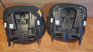 2 Autositze Erhöhung, beide Kindersitze mit ISOFIX-Schienen, schwarz, waschbar Bild 2