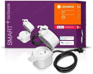 LEDVANCE Smart Outdoor Plug ZigBee schaltbare Steckdose fuer die Lichtsteuerung in Ihrem Smart Home