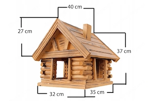 Artikel: HANDMADE unique nesting box - birdhouse - nesting box - bird food Hochwertiger Artikel aus  Bild 4