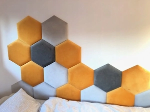 Artikel: Wall paneling 3D padded wall panels wall padding upholstered wall wall cushion CHOICE OF CO Bild 2