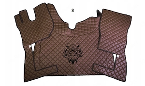 Artikel: Handmade VOLVO FH FH4 13- floor mats carpet complete set logo Hochwertiger Artikel aus unse Bild 4