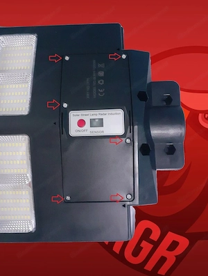 Artikel: STREET LIGHT lamp 400W SOLAR LAMP + PANEL + REMOTE CONTROL Hochwertiger Artikel aus unserem Bild 6