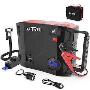 Artikel: BESTSELLER Utrai Auto Reifenfueller 2000 A Spitzenleistung 24000 mAh Tragbares Starthilfeka