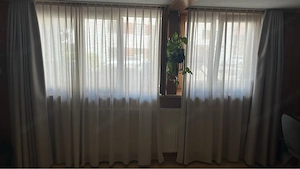 Maßvorhänge von Wohndekor Teuber   Wohnzimmer & Küche   Beige Creme (Top Zustand) Bild 2