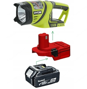 NEU Adapter Makita 18V fuer RYOBI ONE