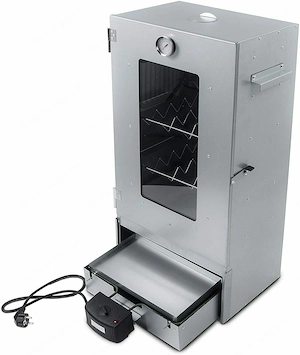 Artikel: Raeucherofen Deluxe 80cm elektrisch Raeucherschrank Smoker Grill Elektro Hochwertiger Artik Bild 5