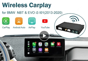 Wireless Apple CarPlay Android Auto Interface fuer BMW i3 I01 NBT EVO System 2013 2020 Mirror Link A Bild 2