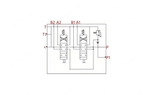 Artikel: Premium hydraulic valve hydraulic distributor 2 SEK 80L SET joystick bowden cable front loa Bild 3