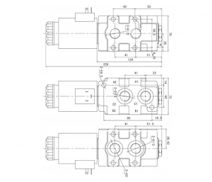Artikel: Premium hydraulic valve hydraulic distributor 2 SEK 80L SET joystick bowden cable front loa Bild 4