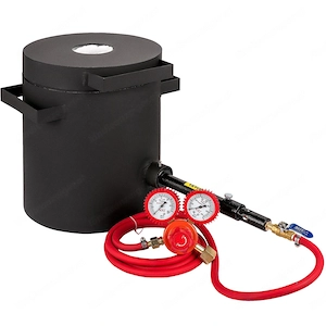 Schmelzofen 4 KG Gas Metall Schmelzofen Propan Ton Grafit Tiegel Schmiedeofen fuer Edelmetall Schmel Bild 4