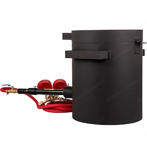 Schmelzofen 4 KG Gas Metall Schmelzofen Propan Ton Grafit Tiegel Schmiedeofen fuer Edelmetall Schmel Bild 2